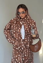 Jaqueta Ampla Bambi Print