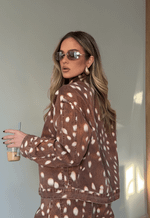 Jaqueta Ampla Bambi Print
