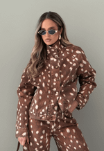 Jaqueta Ampla Bambi Print