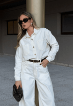 Camisa Ampla Off White