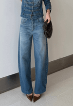 Calça Barrel Clair Dirty Wash