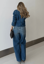 Calça Barrel Clair Dirty Wash
