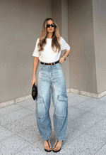 Calça Cargo Balloon Cargo Forme Dirty Wash