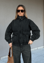 Jaqueta Cargo Maison Black