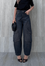 Calça Cargo Balloon Cargo Forme Dirty Wash Brown
