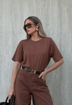 T-shirt Essentials Caramelo