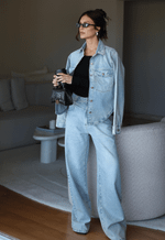 Calça Baggy Louvre Claro Vintage