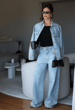 Calça Baggy Louvre Claro Vintage