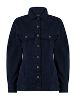 Jaqueta Acinturada Maison Bastille Deep Blue