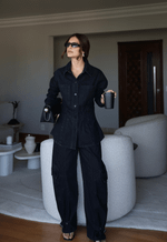 Camisa Acinturada Rive Black
