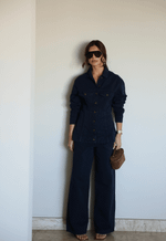 Calça Baggy Bastille Deep Blue