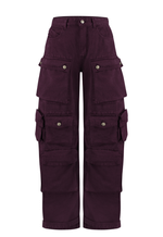 Calça Cargo Chelsea Dark Berry