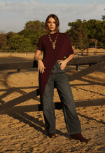 Calça Baggy Bastille Dark Stone Wash