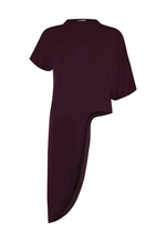 Blusa Assimétrica Muse Dark Berry