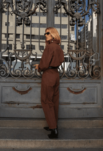 Calça Barrel Fit Cacau