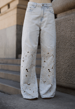 Calça Super Wide Leg Flore