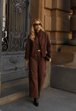 Blusa Franzida Flight Cacau