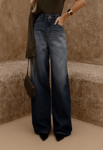 Calça Extra Wide Leg Dirty Wash