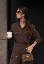 Camisa Sierra Marrom Coffee