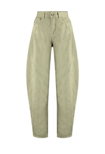 Calça Barrel Signature Folha Seca