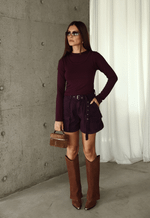 Short Cargo Fivela District Dark Berry