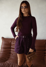 Short Cargo Fivela District Dark Berry