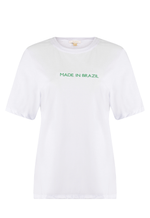 T-shirt Made in Brazil Branco
