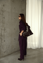 Camisa Ampla District Dark Berry