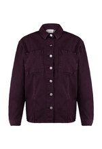 Camisa Ampla District Dark Berry