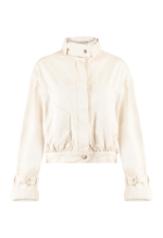 Jaqueta Bomber High Neck Vanilla