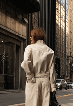 Jaqueta Bomber High Neck Vanilla
