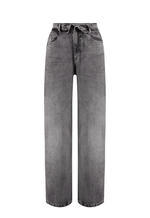 Calça Baggy Overlap Cinza Marmorizado