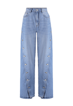 Calça Super Wide Botões Canyon Claro