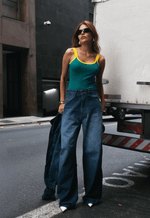 Calça New Baggy Escura