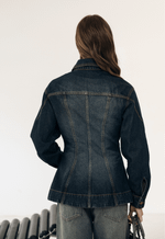 Jaqueta Acinturada Maison Bastille Dirty Wash