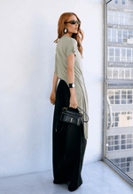 Blusa Assimétrica Muse Folha Seca