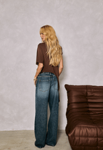 Calça Baggy Bastille Claro Vintage