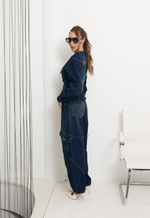 Calça Balloon Vendome Dirty Wash