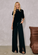 Calça Extra Wide Leg Avenue Black