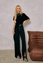 Calça Extra Wide Leg Avenue Black