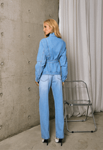 Calça Mom Fit Boulevard Claro