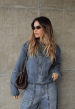 Jaqueta Bomber Zip Dirty Wash
