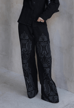 Calça New Baggy Bordado Midnight Black