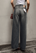 Calça Extra Wide Leg Dark Stone Wash