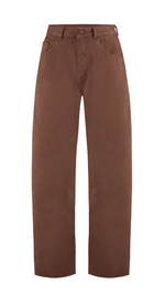 Calça Barrel Clair Cacao