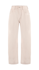 Calça Barrel Clair Areia Marmore