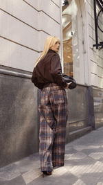 Calça Baggy Bastille Xadrez Lucky