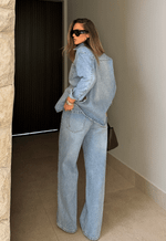 Calça Baggy Bastille Claro Marmorizado