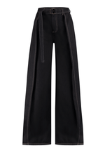 Calça Pantalona Monaco Brown Wash