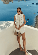 Short Mini Lune Off White